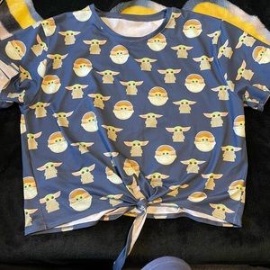 Yoda crop shirt
